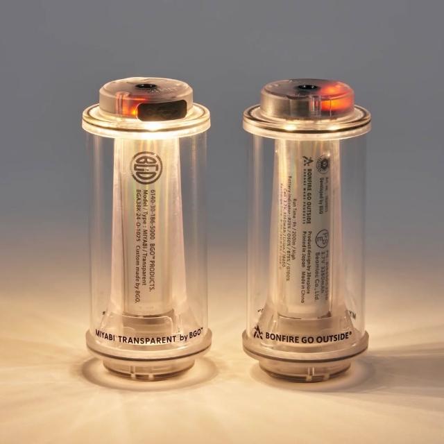 BGO Miyabi Transparent 38灯 38explore 38explore KT38燈MIYABI TRANSPARENT by BGO聯名透明版-含電池【好勢