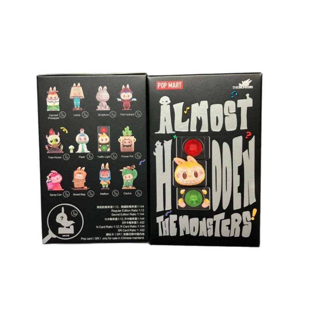 POPMART 泡泡瑪特】The Monsters 看不見我系列盲盒公仔手辦LABUBU