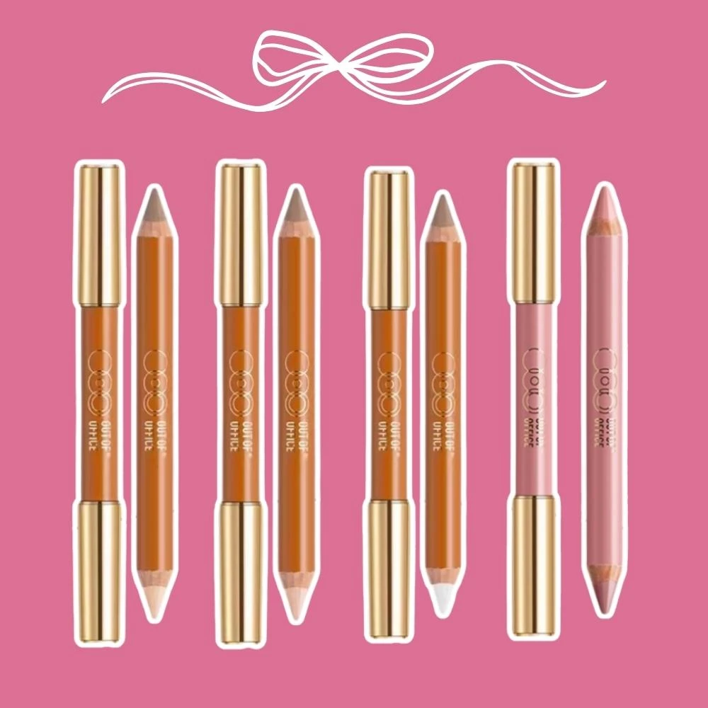 【Out Of Office】雙頭修容筆 人中筆 唇線筆 提亮筆