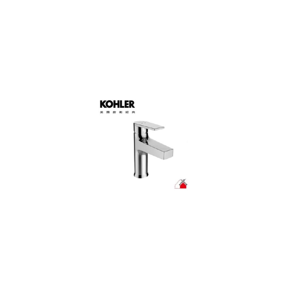 【KOHLER】美國KOHLER Taut 單槍臉盆龍頭K-74013T-4-CP (鉻色)