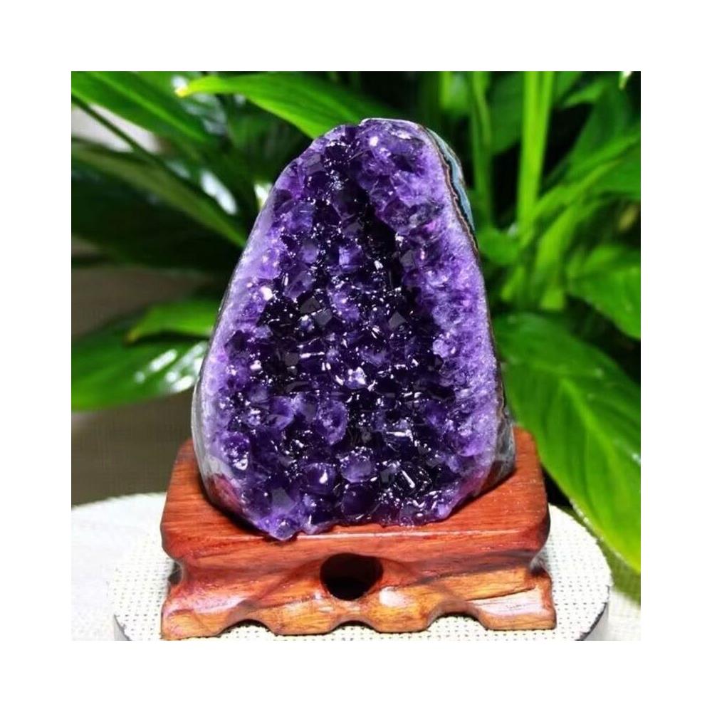 天然紫水晶原石擺件帝王紫水晶石晶簇紫晶洞客廳桌面玄關消磁凈化