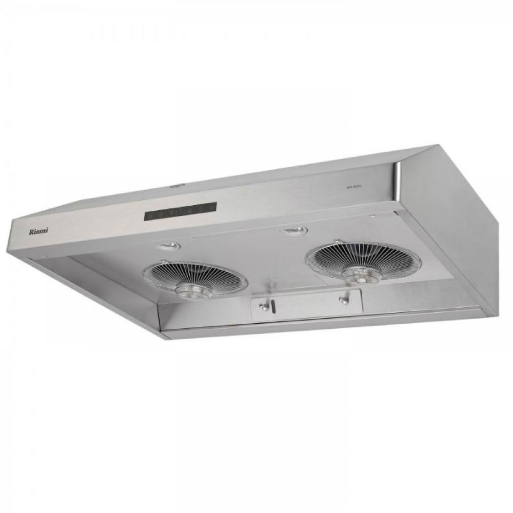【林內】RH-9036AS 深罩式蒸氣水洗排油煙機 (含基本安裝)｜斜背式｜90公分｜深罩攏煙｜專利設計風胃｜觸控按鍵｜