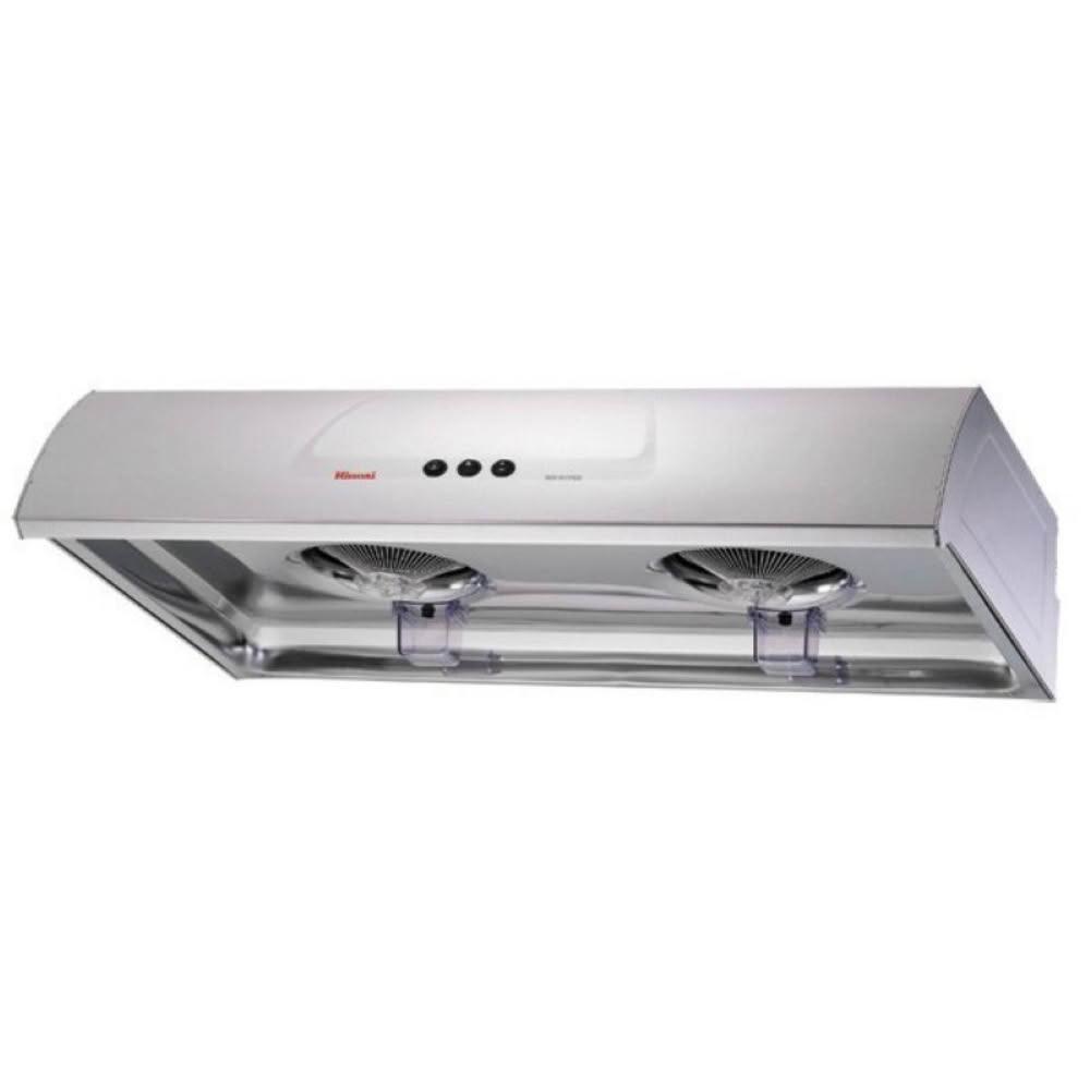 【林內】RH-9176S 圓弧式典雅輕巧排油煙機 (含基本安裝)｜單層式｜深罩式｜一般型｜90公分｜雙渦輪｜雙馬達｜