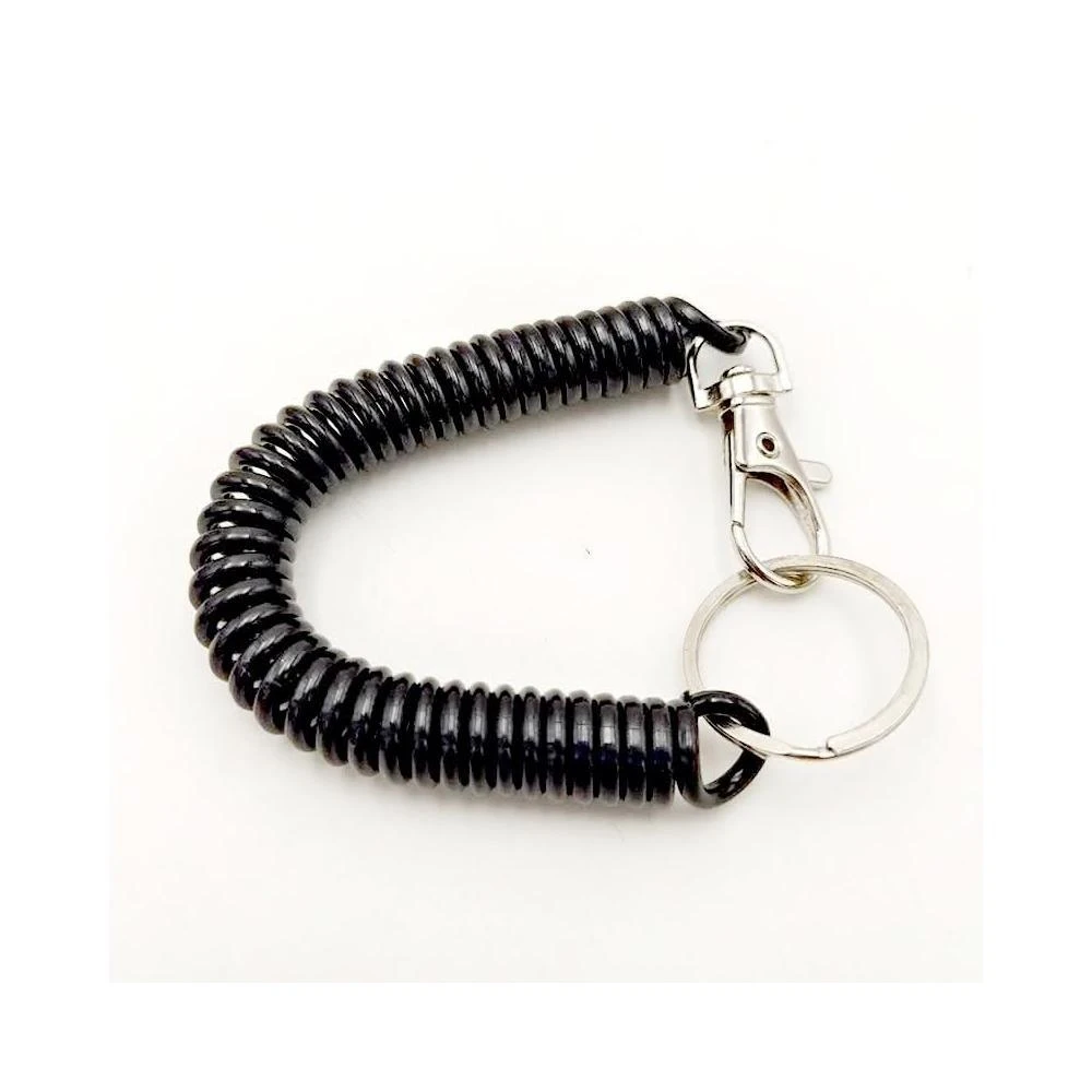 彈力鑰匙扣🏆冠軍嚴選🏆5條 彈力鑰匙圈  五金掛扣 鑰匙圈 鑰匙扣 伸縮彈簧繩 安全鑰匙圈掛繩 伸縮繩