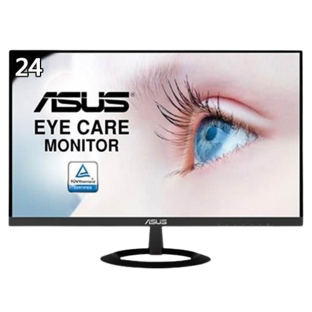 【ASUS 華碩】VZ249HE 24型 超低藍光護眼螢幕 黑超纖薄無邊框設計