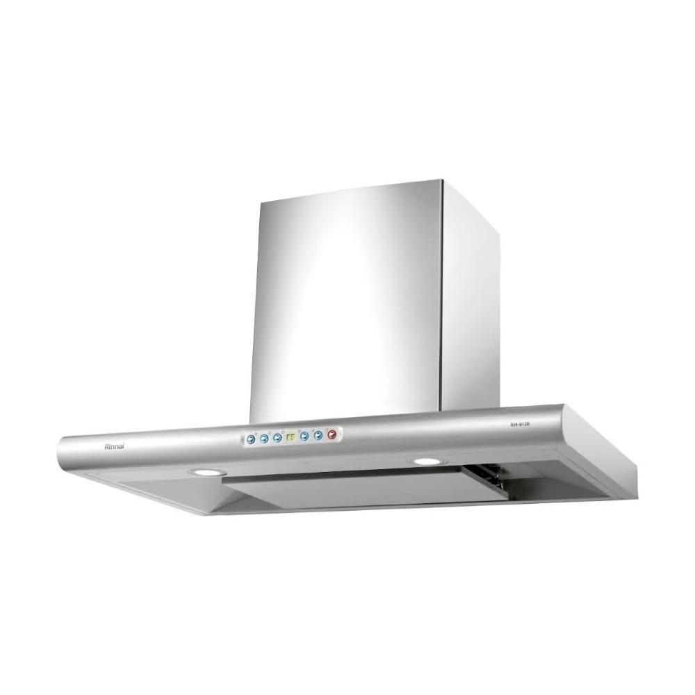 【林內】RH-9128 守護者小鯊．導流板油煙機 (含基本安裝)｜倒T式｜環吸｜90公分｜攏煙聚油｜DC變頻馬達｜6段風速｜