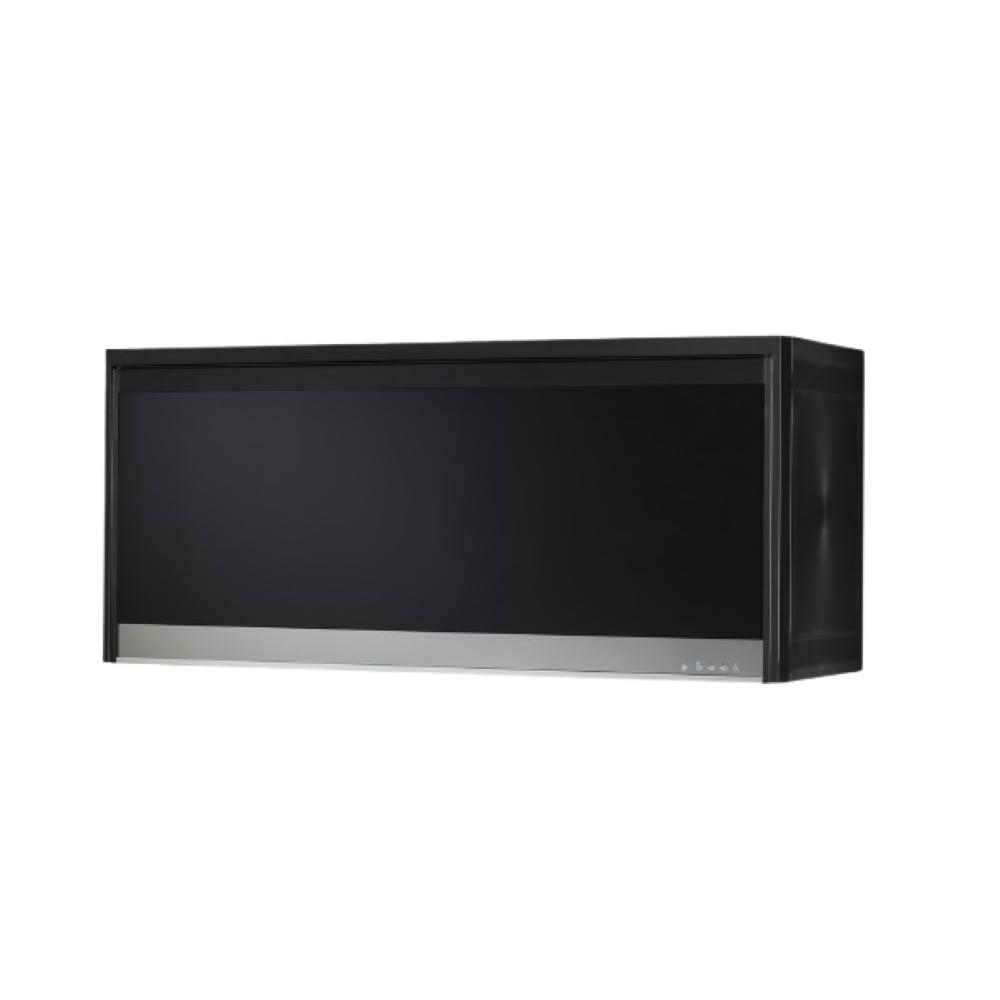 【林內】RKD-186S(B) 懸掛式臭氧殺菌烘碗機 (含基本安裝)｜懸掛式｜80公分｜黑色｜隱藏按鍵｜臭氧殺菌｜鏡面玻璃｜