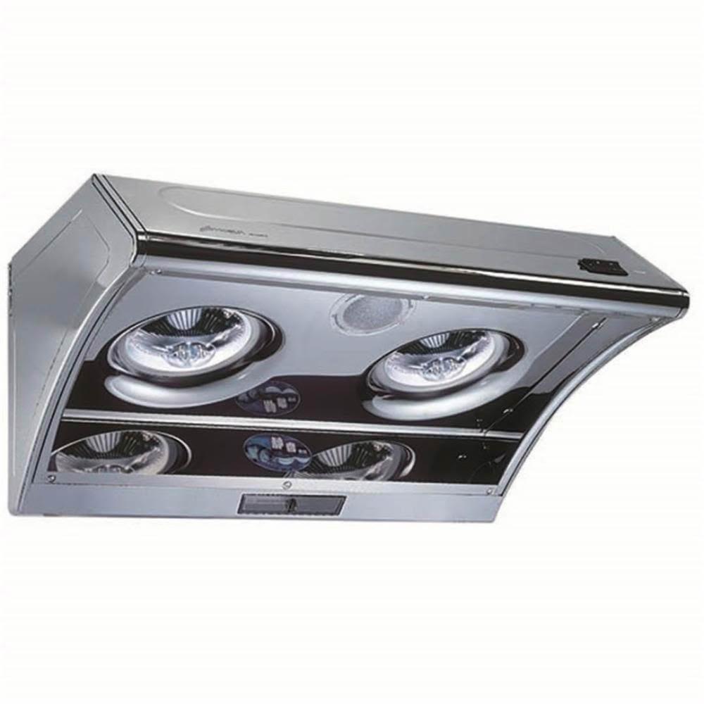 【豪山】VSA-8091S 斜背式抽油煙機 (含基本安裝)｜80公分｜雙渦輪｜大吸風口｜