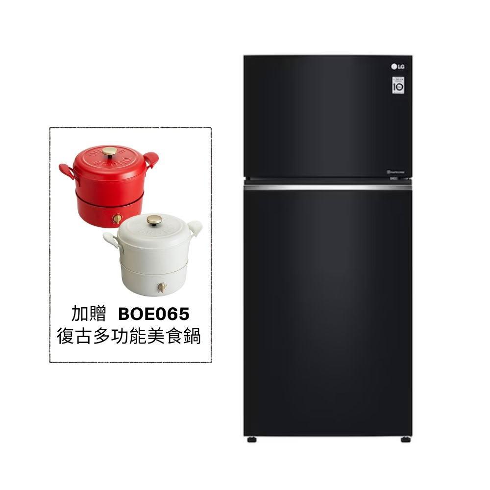【LG 樂金】【贈好禮】GN-HL567GBN 525公升 一級能效 智慧變頻雙門冰箱 鏡面曜石黑