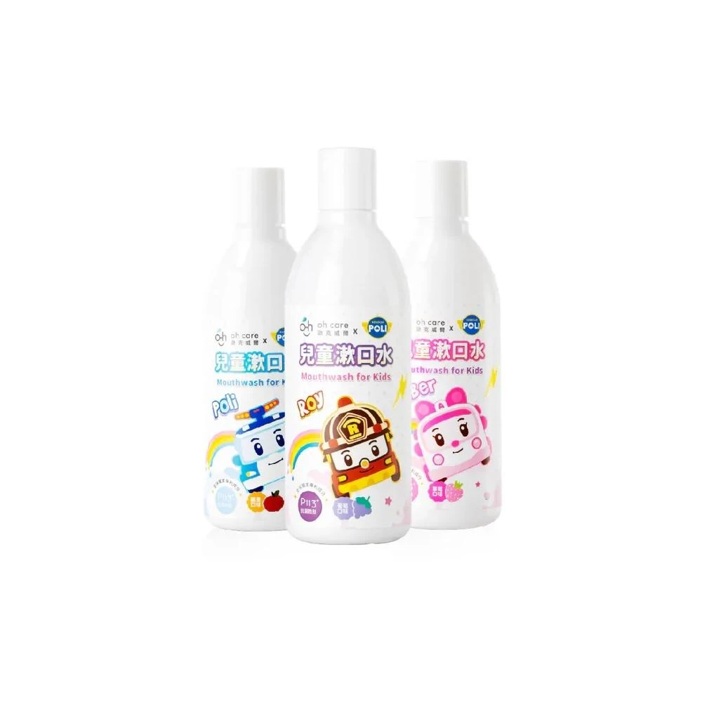 【oh care 歐克威爾】Poli波力 兒童漱口水 350ml (多款選擇)