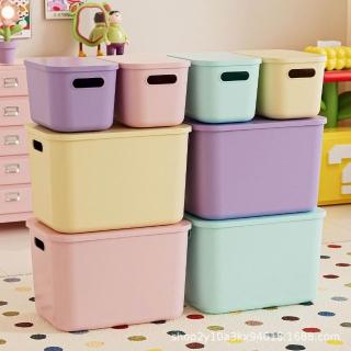 特賣 （8件套）雜物桌面收納盒帶蓋零食宿舍化妝品塑膠整理