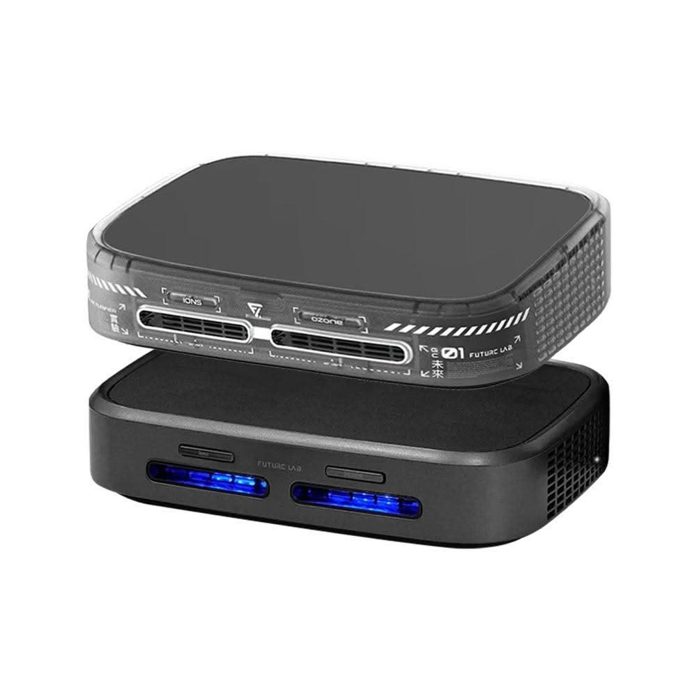 【Future Lab. 未來實驗室】GC1 光能清淨機 車用空氣清淨機太陽能充電/3000萬負離子/16坪適用