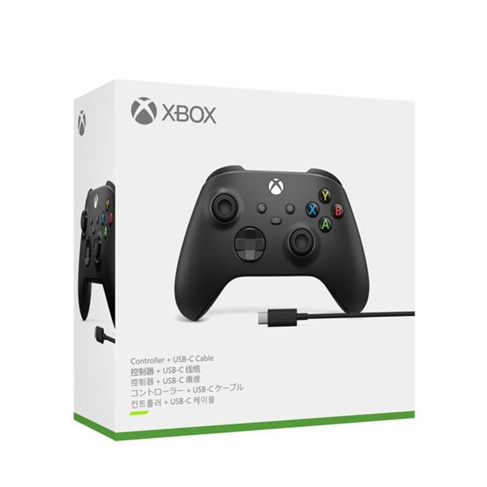 【Microsoft 微軟】XBOX 微軟 磨砂黑 無線控制器 + USB-C纜線