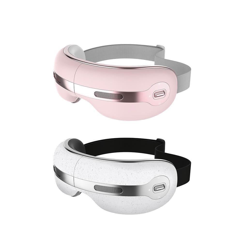 【KINYO】冷熱敷按摩護眼罩 粉色 超值2入組 (IAM-2605)