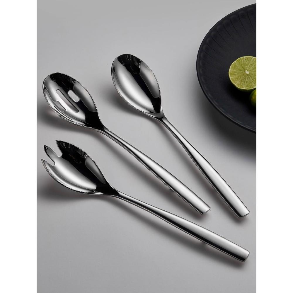 304不鏽鋼勺子長柄勺防滑分餐勺食品級調羹家用湯勺漏勺