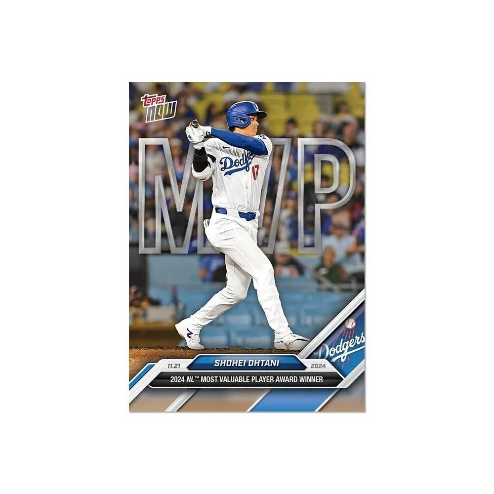 Topps Now Card OS-6 大谷翔平Ohtani 國聯2024 年度MVP MLB 球員卡