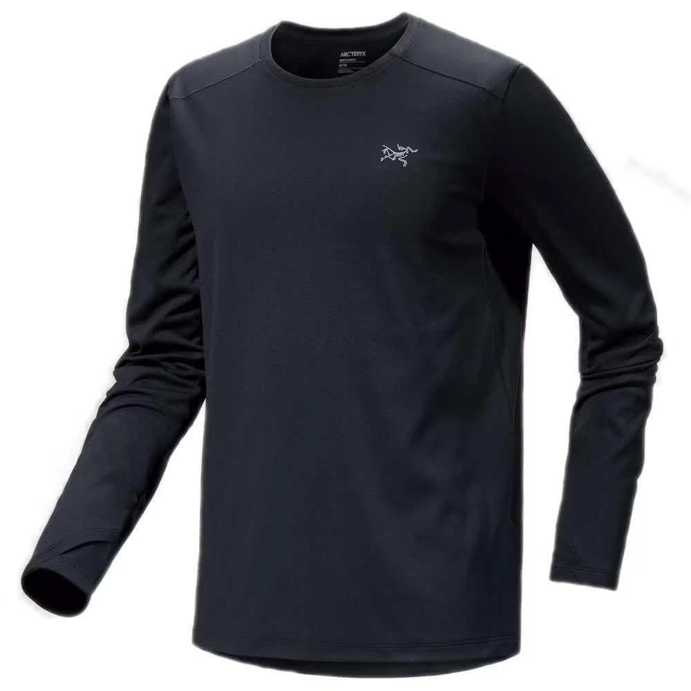 祝由 Arcteryx 始祖鳥】男長袖Cormac Logo 圓領長袖快乾吸濕排汗防曬8452