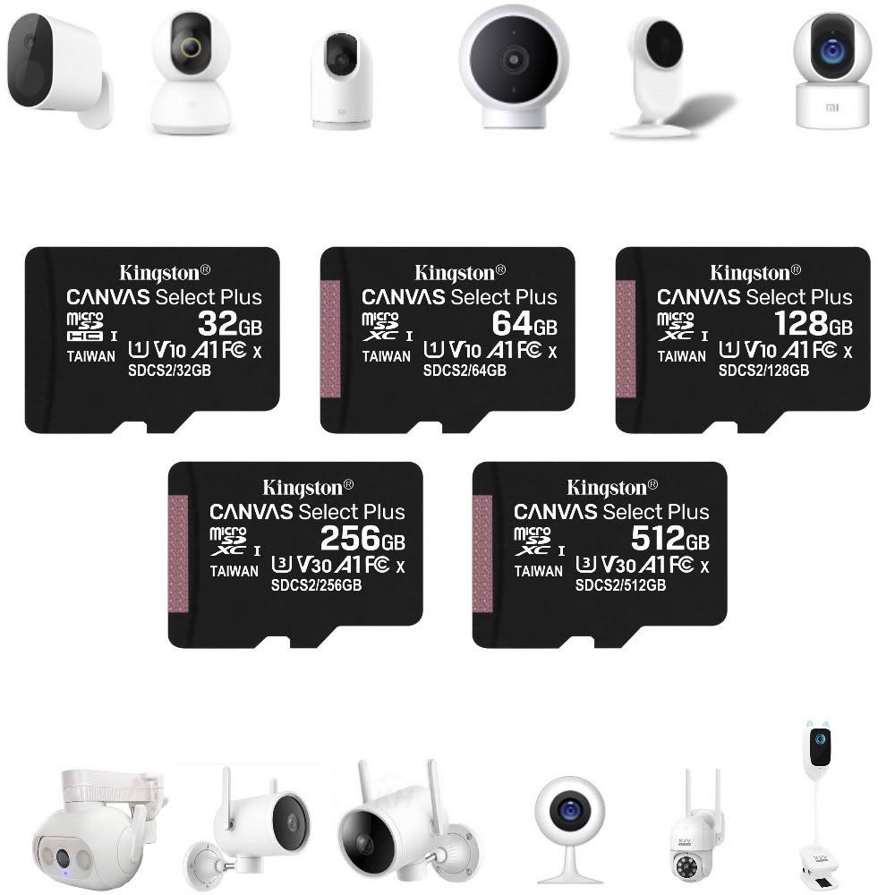 【Kingston 金士頓】金士頓記憶卡 適用小米｜米家攝影機 U1 Micro SD卡 32G 64G 128G 256G 2K PRO 雲台版