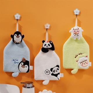 可愛動物擦手巾 (珊瑚絨擦手巾 速乾擦手巾 卡通擦手巾 廚房擦手巾 加厚擦手巾 浴室擦手巾)