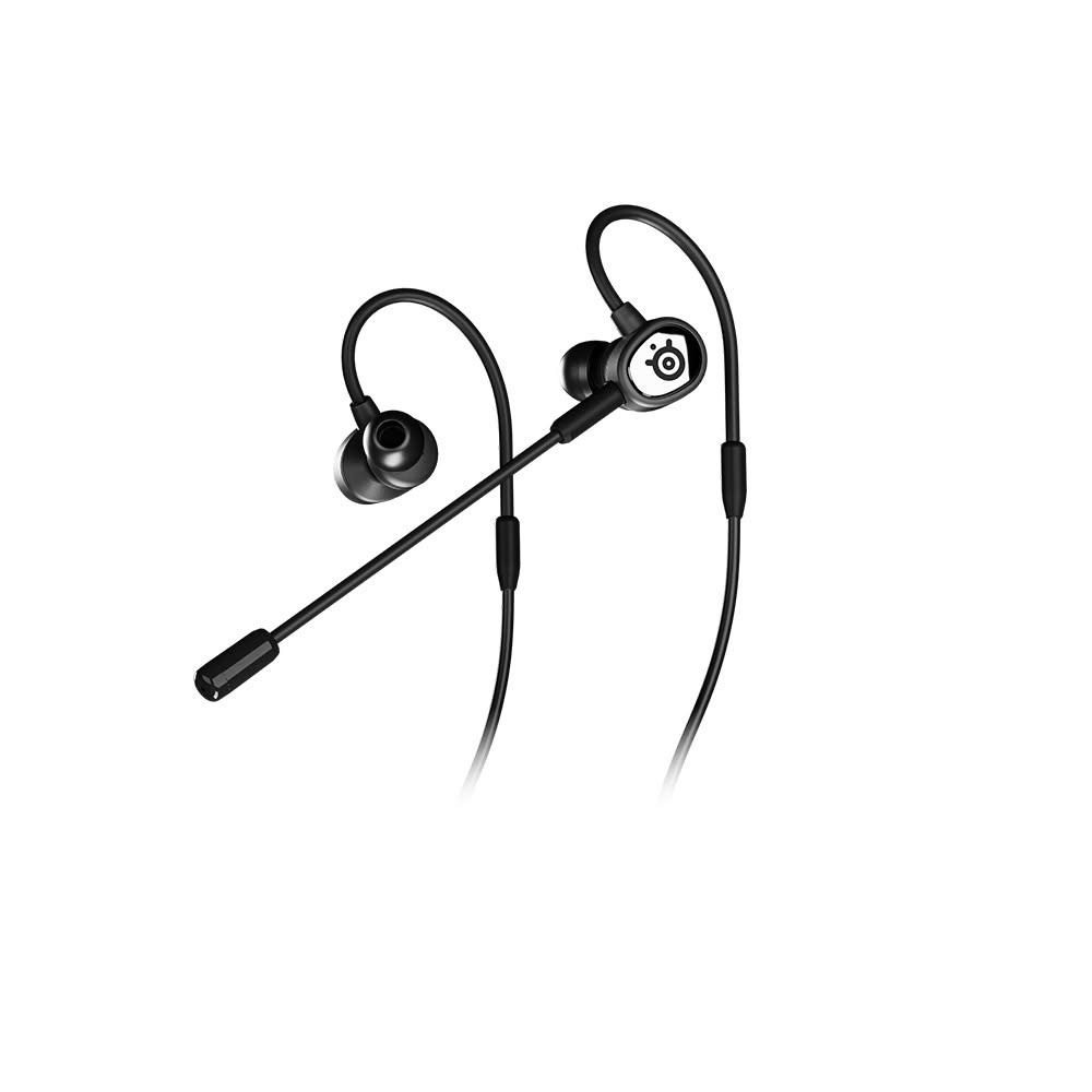 【Steelseries 賽睿】Tusq 入耳式耳機(耳機麥克風/輕量人體工學/3.5mm/2年保/人體工學/耳掛避震)