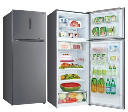 【SANLUX 台灣三洋】SR-V490B 490公升 一級節能雙門變頻冰箱-星岩灰 (含基本安裝)