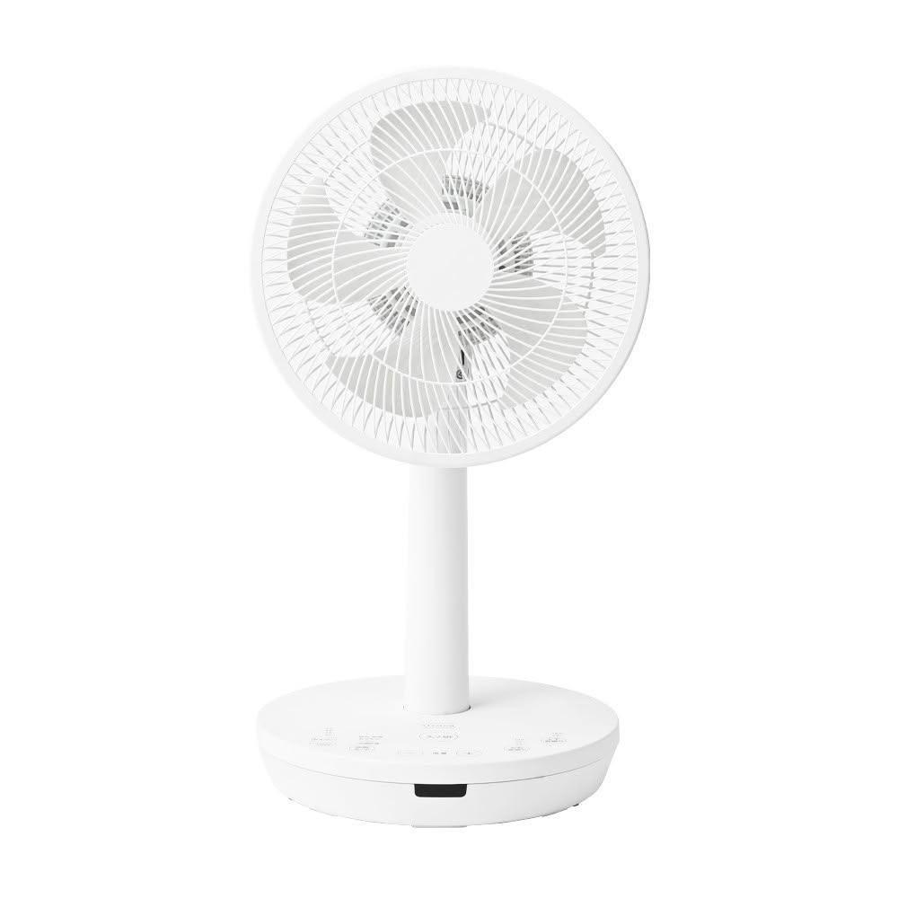 【Siroca】日本Siroca 智慧溫控10吋 3D擺頭 超靜音 DC直流變頻電風扇-SF-TI2710 白色附遙控器