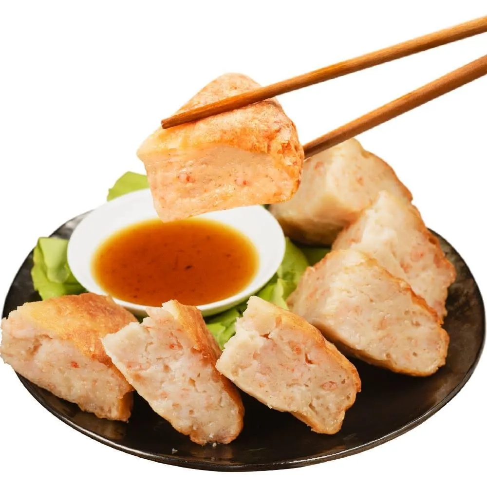 【良品開飯】地表最厚月亮蝦餅450g (附羅望子沾醬 3.5cm厚度 基隆鮮白蝦漿 雲南菜 泰國菜 年菜 預購)