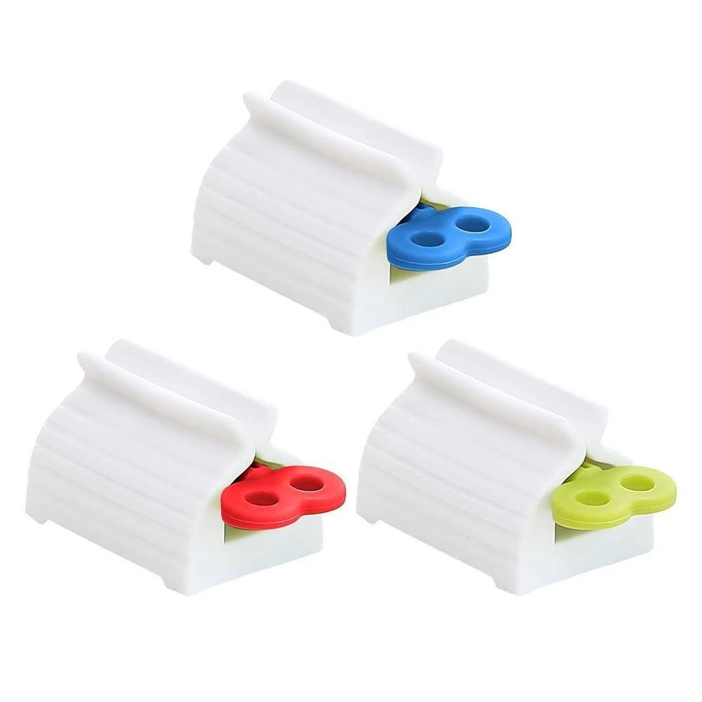 【Finger Pop 指選好物】牙膏擠壓器-四入組牙膏擠壓器 擠牙膏 牙膏架 自動擠牙膏器 牙膏夾 擠牙膏神器