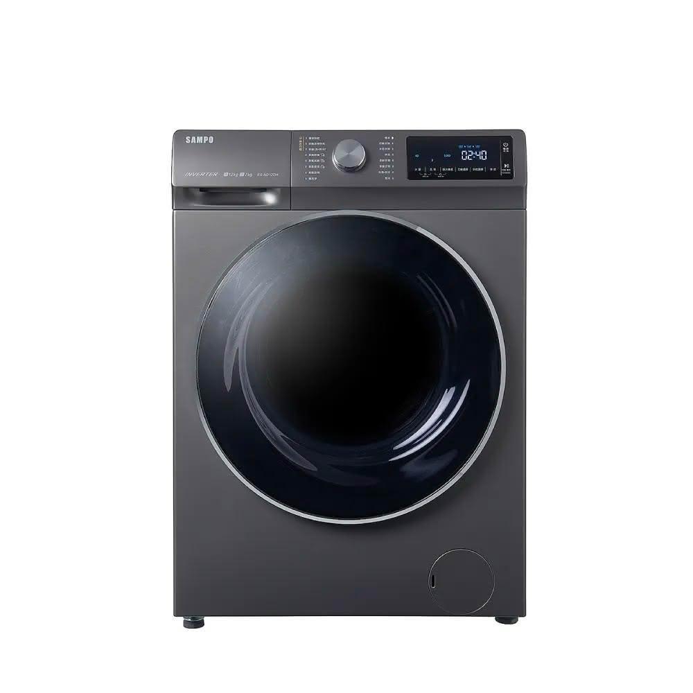 【SAMPO 聲寶】12公斤蒸洗脫烘四合一變頻滾筒洗衣機 ES-ND12DH（跨區費另計）
