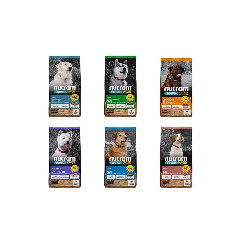【Nutram 紐頓】S2/S6/S7/S8/S9/S10 幼犬 / 成犬 / 老犬 犬糧 狗糧 犬飼料 狗飼料5.4kg/11.4kg 大包