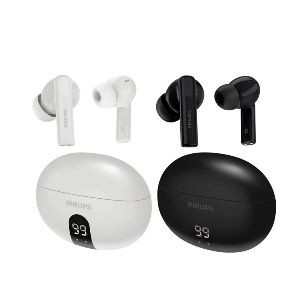 【Philips 飛利浦】主動抗噪ANC數顯無線藍牙耳機-TAT3559