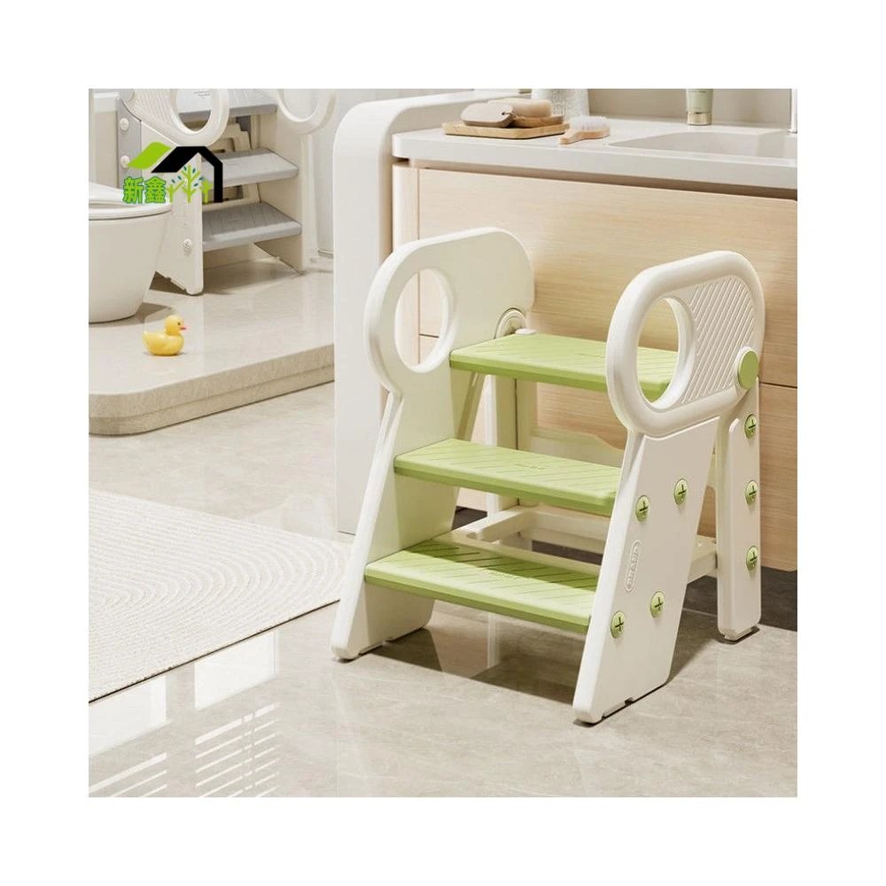 寶寶洗手台階凳 兒童扶手凳 嬰兒樓梯洗漱台階梯腳踩凳 洗臉梯子折疊 兒童樓梯 階梯 階梯椅 樓梯椅 折疊梯凳 梯椅