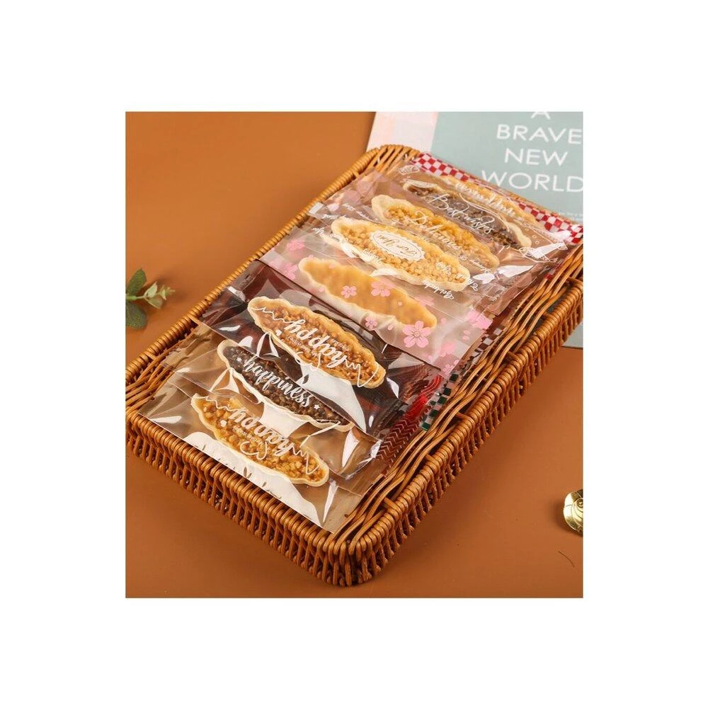 船型餅乾袋 糯米船餅乾袋 糯米船袋 紅色 金色 新年包裝袋 長形餅乾袋 《巧緻》  糯米船包裝袋