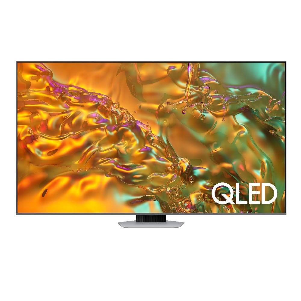 三星 SAMSUNG QA75Q80DAXXZW 75吋 4K UHD QLED 電視，解析度 3840 x 2160，提供細膩畫質與 120Hz 倍頻流暢影像。支援杜比數位音效，40W 喇叭輸出強勁環繞音場。配備 4 組 HDMI 端子及 2 組 USB，中文選單操作簡易。尺寸 1872 x 1120 x 186 mm，重量 47.6 kg，越南製造，2 年保固，含桌上型基本安裝服務。完美升級您的客廳娛樂體驗！
