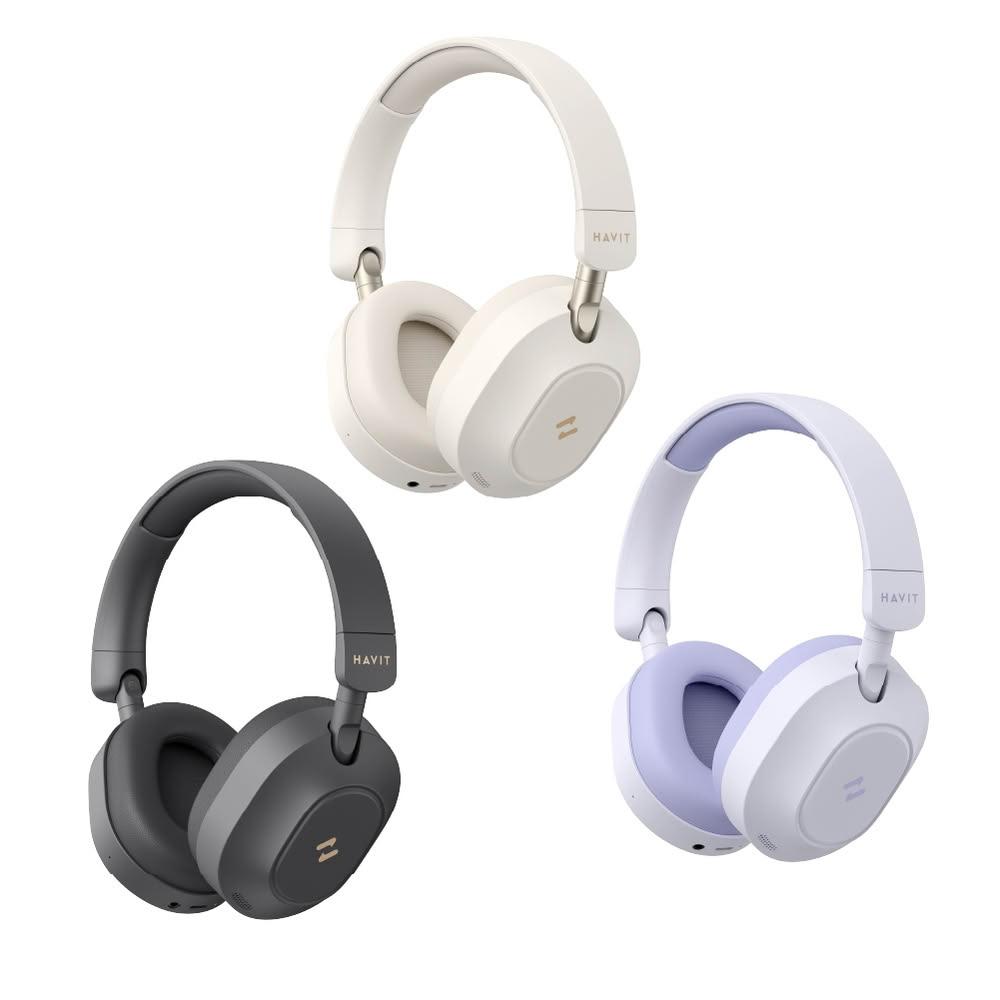 【Havit 海威特】H668BT 長續航靜界ANC藍牙耳罩式耳機 (Hi-Res無損金標認證)