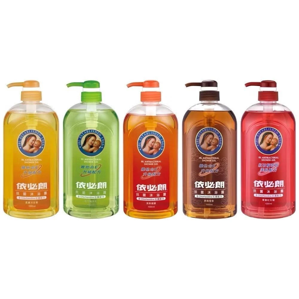 【IBL 依必朗】依必朗 1000ml 抗菌沐浴露 清爽健康 柔膚洋甘菊 活力槴子花 典雅檀香  青春紅石榴 維他命E