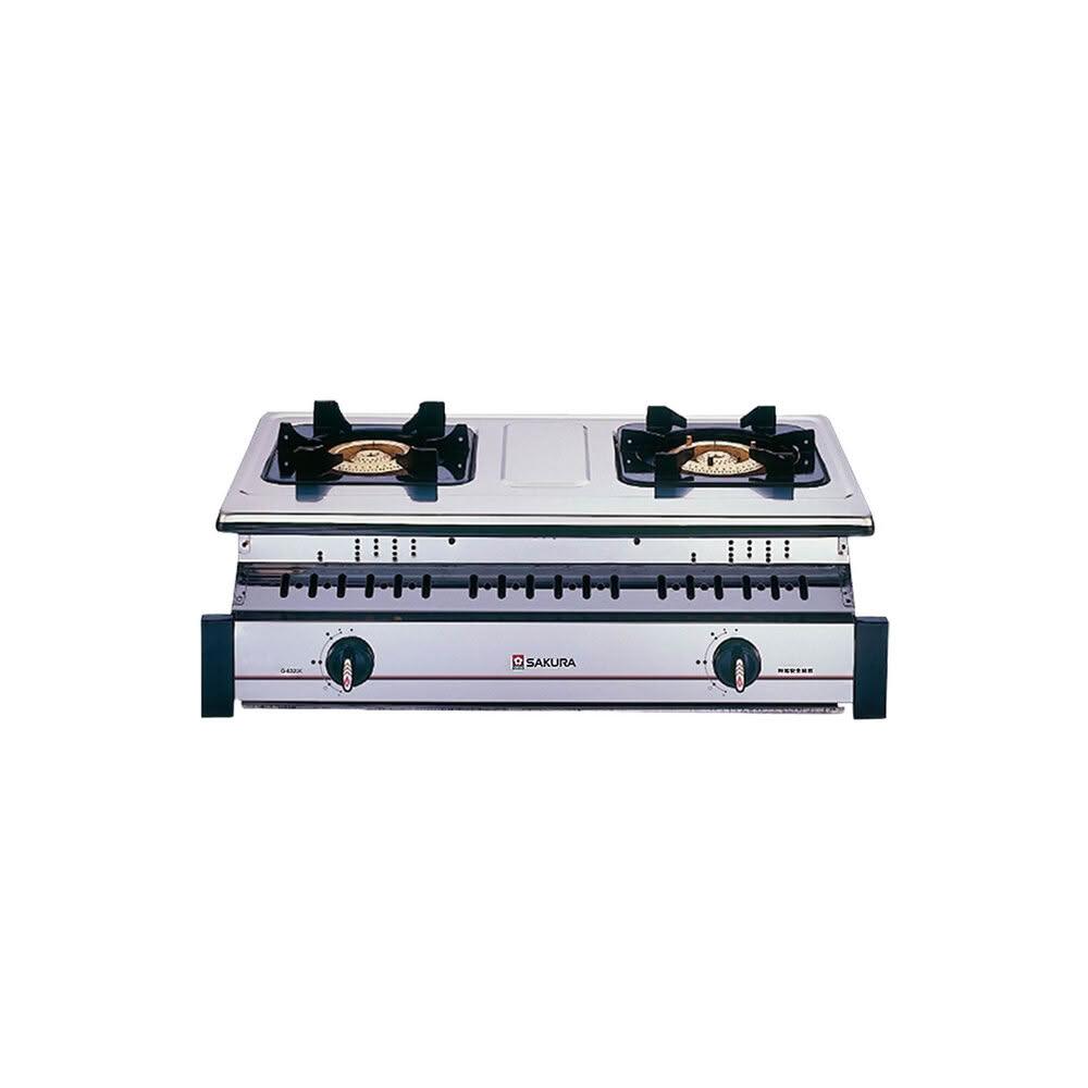 【SAKURA 櫻花】G6320A 銅爐頭嵌入爐 瓦斯爐 限定區域送基本安裝