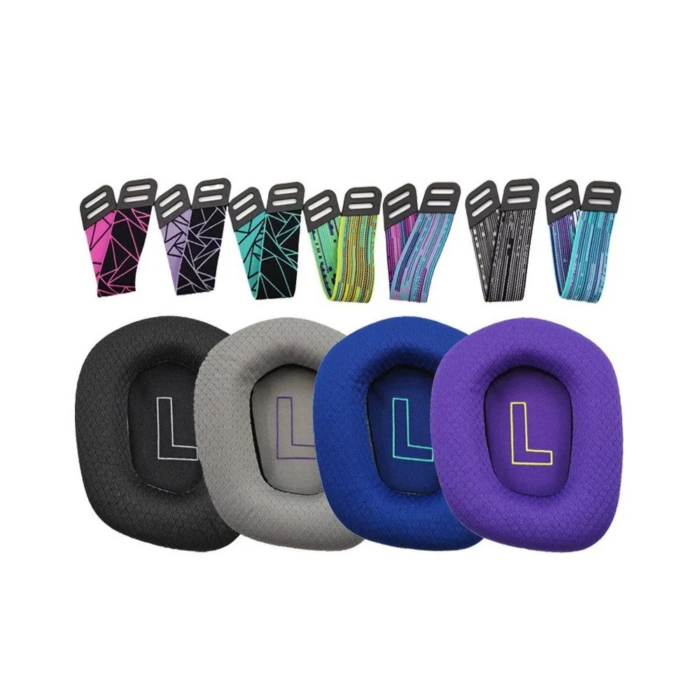 適用羅技G733耳機套G335替換耳罩 網佈 頭樑 頭帶 耳罩電競遊戲耳罩g733頭樑墊橫樑替換配件