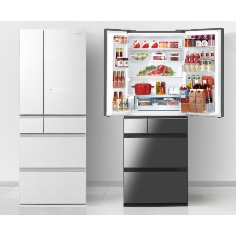 【Panasonic 國際牌】日系上質系列 無邊框鏡面玻璃 NR-F551WX 智慧聲控 550L 冰箱 新1級能源效率