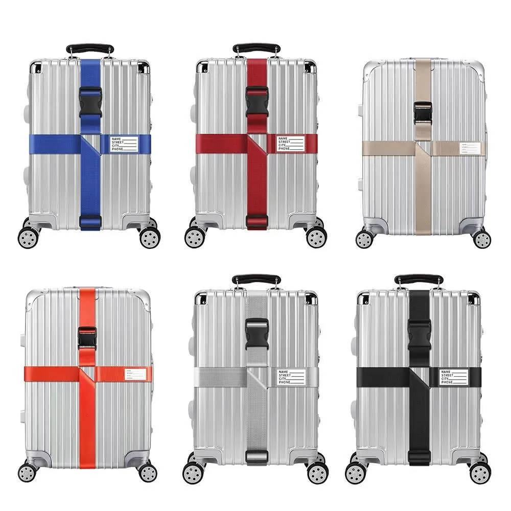 【COLOR ME】十字行李箱束帶 插扣款/密碼鎖/海關鎖可選 行李箱綁帶 行李帶 旅行箱束帶 行李束帶 十字綁帶 密碼鎖束帶 -