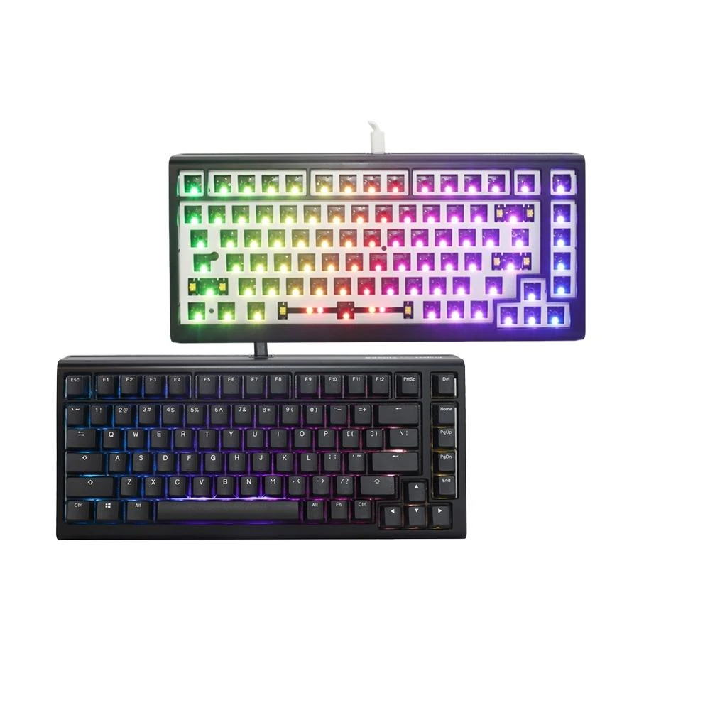 Ducky ProjectD Tinker75 RGB Gasket QMK&VIA系統套鍵 有線 PBT二色 熱插拔