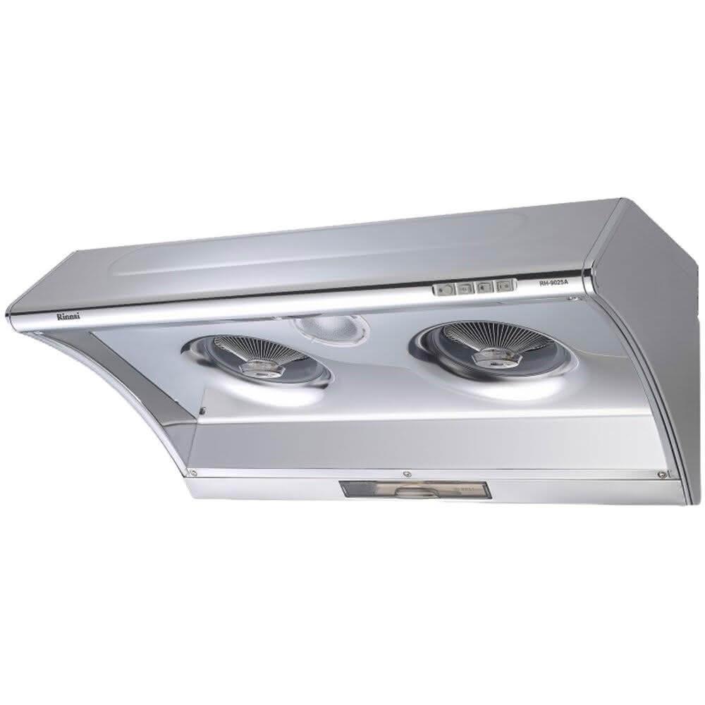 【林內】RH-9025A 90cm 深罩式電熱除油排油煙機 雙渦輪 限定區域送基本安裝