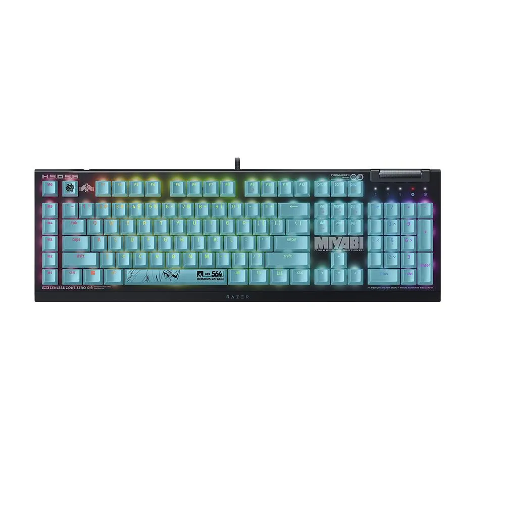 【Razer 雷蛇】Razer 雷蛇 BlackWidow V4 X 黑寡婦蜘蛛 幻彩版鍵盤 ZZZ聯名 6顆專屬巨集鍵 電競鍵盤 機械鍵盤