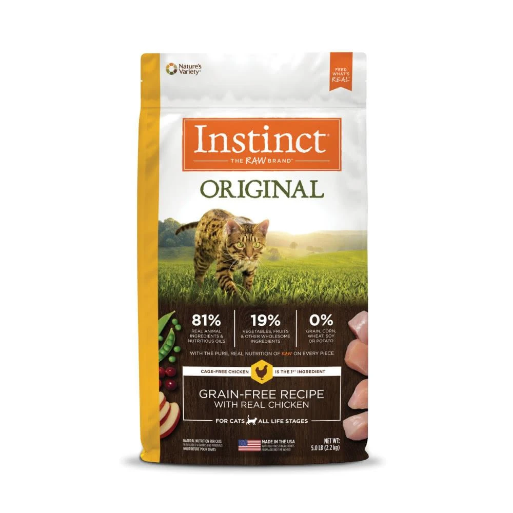 【Instinct 原點】雞肉無榖 11磅貓飼料 Instinct 本能 貓糧 成貓