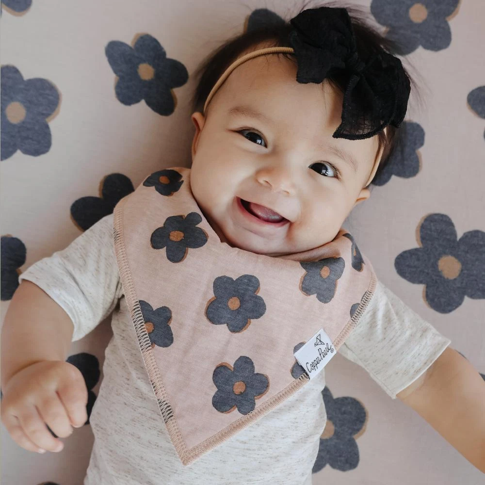 【Copper Pearl】時尚吸水圍兜四件組(多款可選)口水巾|圍兜 麗兒采家