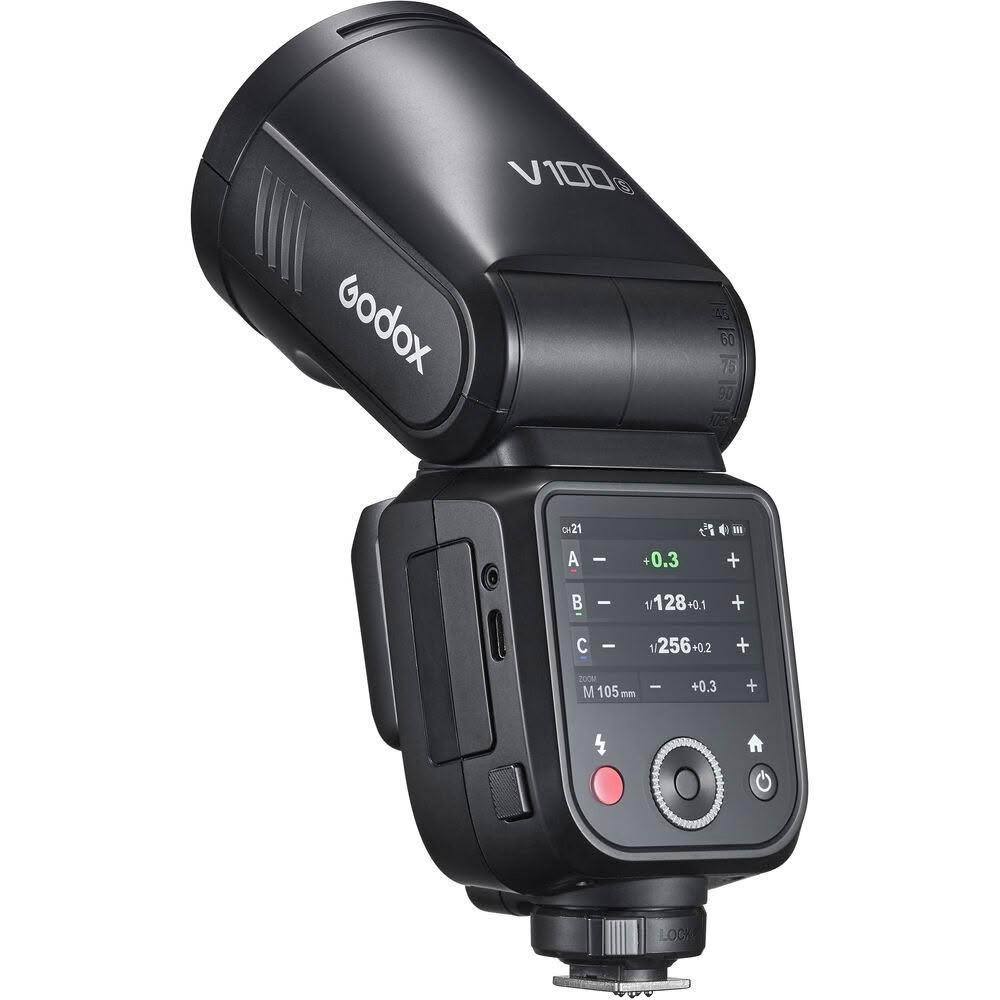 【Godox 神牛】V100 TTL 鋰電圓頭機頂閃光燈 功率100W / V100C/V100N/V100S/V100O/V100F