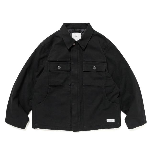 Wtaps 2025AW MICH / JACKET 黑/炭灰外套252WVDT-JKM01