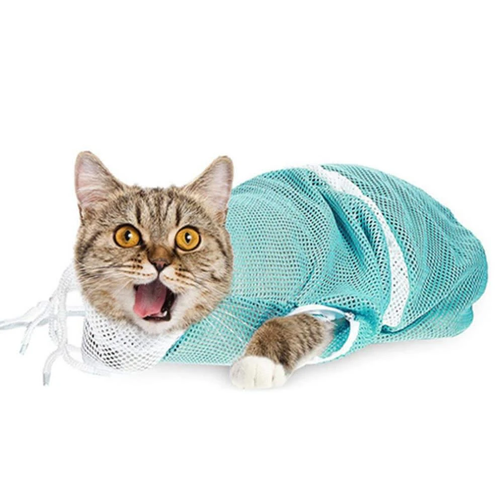 【貓狗汪喵】多功能三代洗貓袋 洗貓袋 貓洗澡 防貓抓(多功能洗貓袋 防咬洗貓袋 防抓洗貓袋)