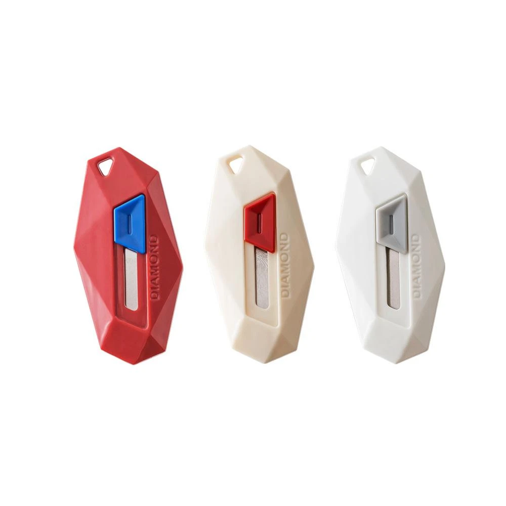 【LAVIDA 育兒好好玩】鑽石開箱刀 拆快遞神器 多功能 美工刀 迷你 拆箱 拆包裹 小刀 伸縮小刀 快遞刀 快拆刀小刀