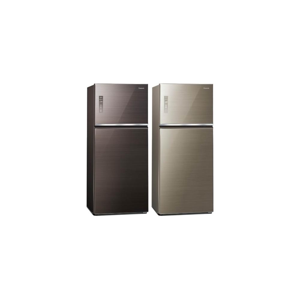 【Panasonic 國際牌】原廠控價 私訊我更便宜NR-B421TG-T 422公升 玻璃 雙門冰箱 曜石棕